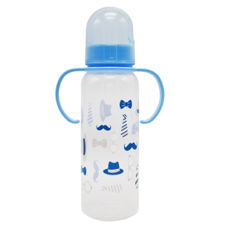 Бутылочка пластиковая с ручками MGZ-0207(Blue) 250 мл
