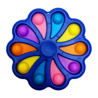 Игра-Антистресс Симпл димпл "Цветок-Спиннер" SM-DM-Fs(Blue) Синий