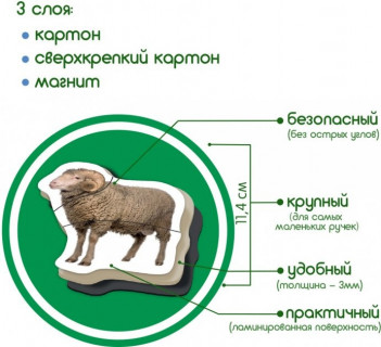 Магнітні пазли Magdum Ферма ML4031-19 EN