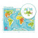 Детский пазл "Карта Мира" DoDo 300110/100110, 100 элементов опт, дропшиппинг