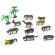 Игровой набор "Фигурки животных" T3014-84 в колбе опт, дропшиппинг
