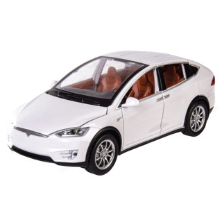 Машинка инерционная "Tesla Model X" Автопром 7574A, 1:22