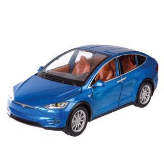 Машинка инерционная "Tesla Model X" Автопром 7574A, 1:22