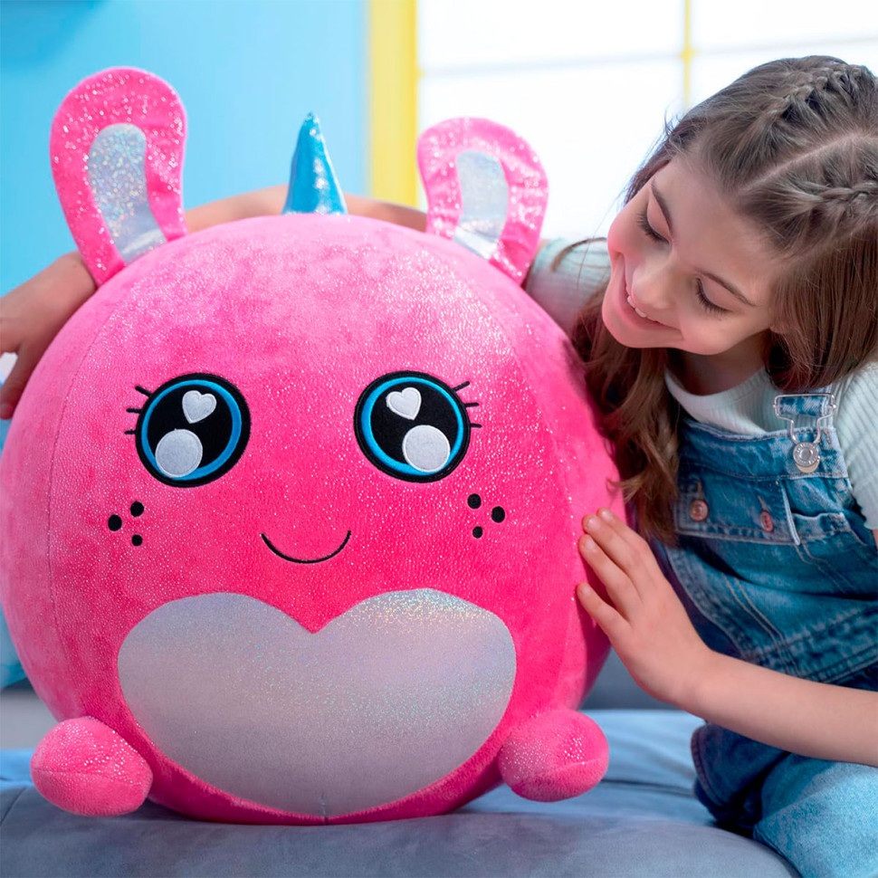 Ігровий набір Рожевий Кролик Biggies BIG001-RA надувна іграшка, насос 45 см - гурт(опт), дропшиппінг 