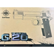Страйкбольный пистолет "Браунинг Browning HP" Galaxy G20 металл черный