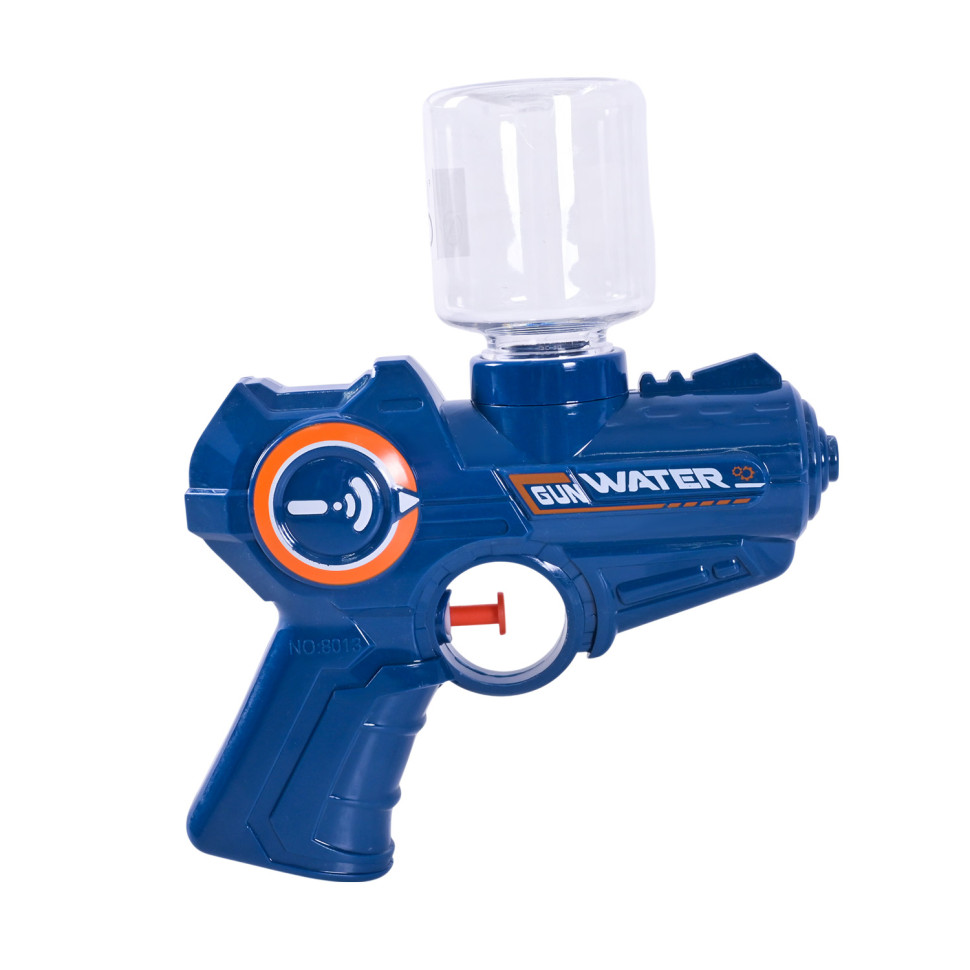 Детский игровой Водный пистолет 8013A(Blue) пластик, 15 см, с бутылкой опт, дропшиппинг