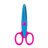 Ножиці дитячі 80685(Blue-Pink) з фігурним лезом - гурт(опт), дропшиппінг 