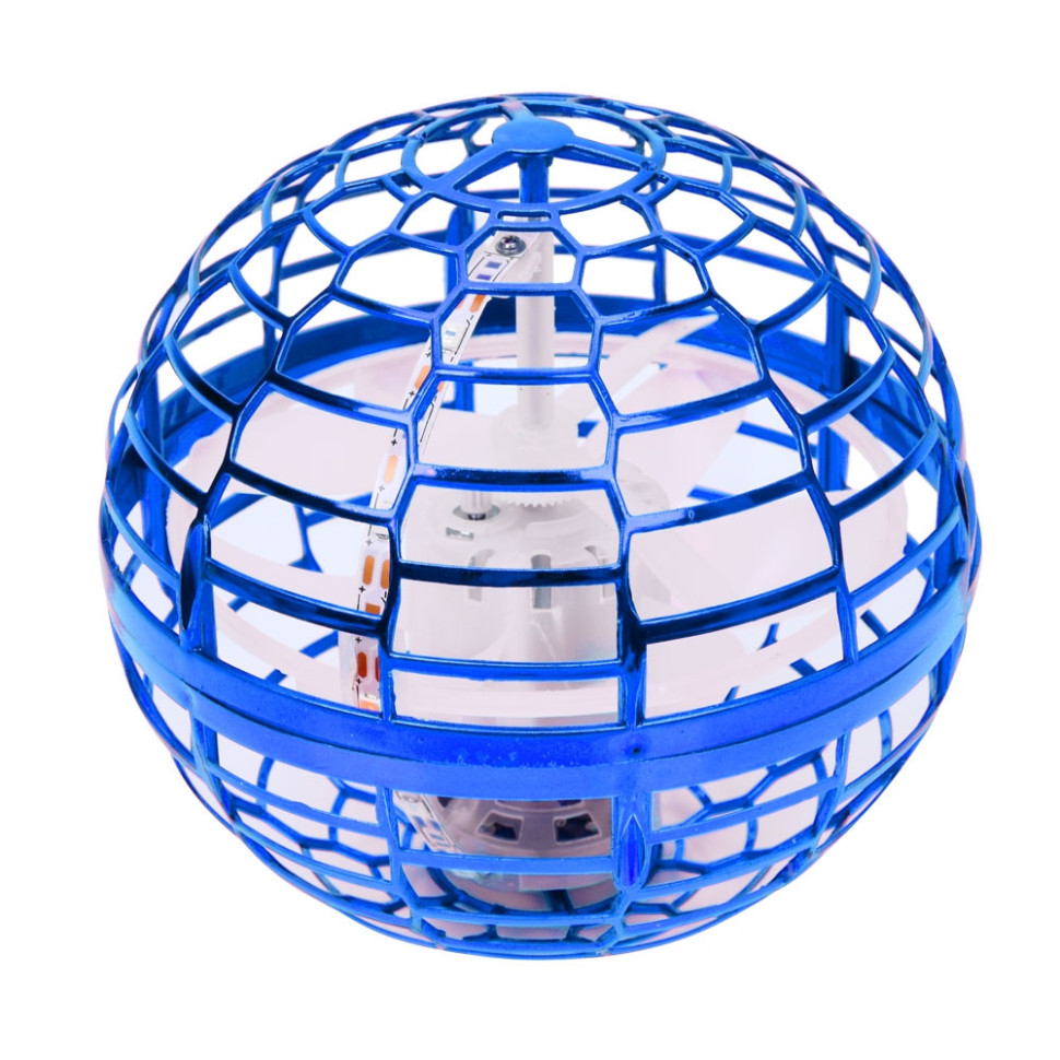 Літаючий світловий м'яч Flynova 988G(Blue) розмір 9,5 см - гурт(опт), дропшиппінг 
