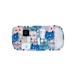 Портативный подогреватель для детских бутылочек "Котик" MGZ-0221(Blue)