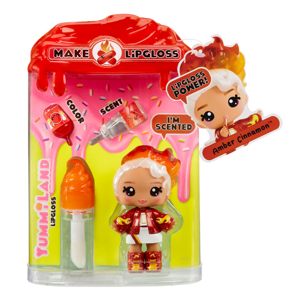 Игровой набор с куклой и блеском для губ Корица Амбер Yummiland 525615 опт, дропшиппинг