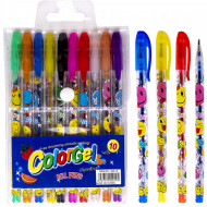 Набір ручок ароматизованих гелевих 10 кольорів 805-10