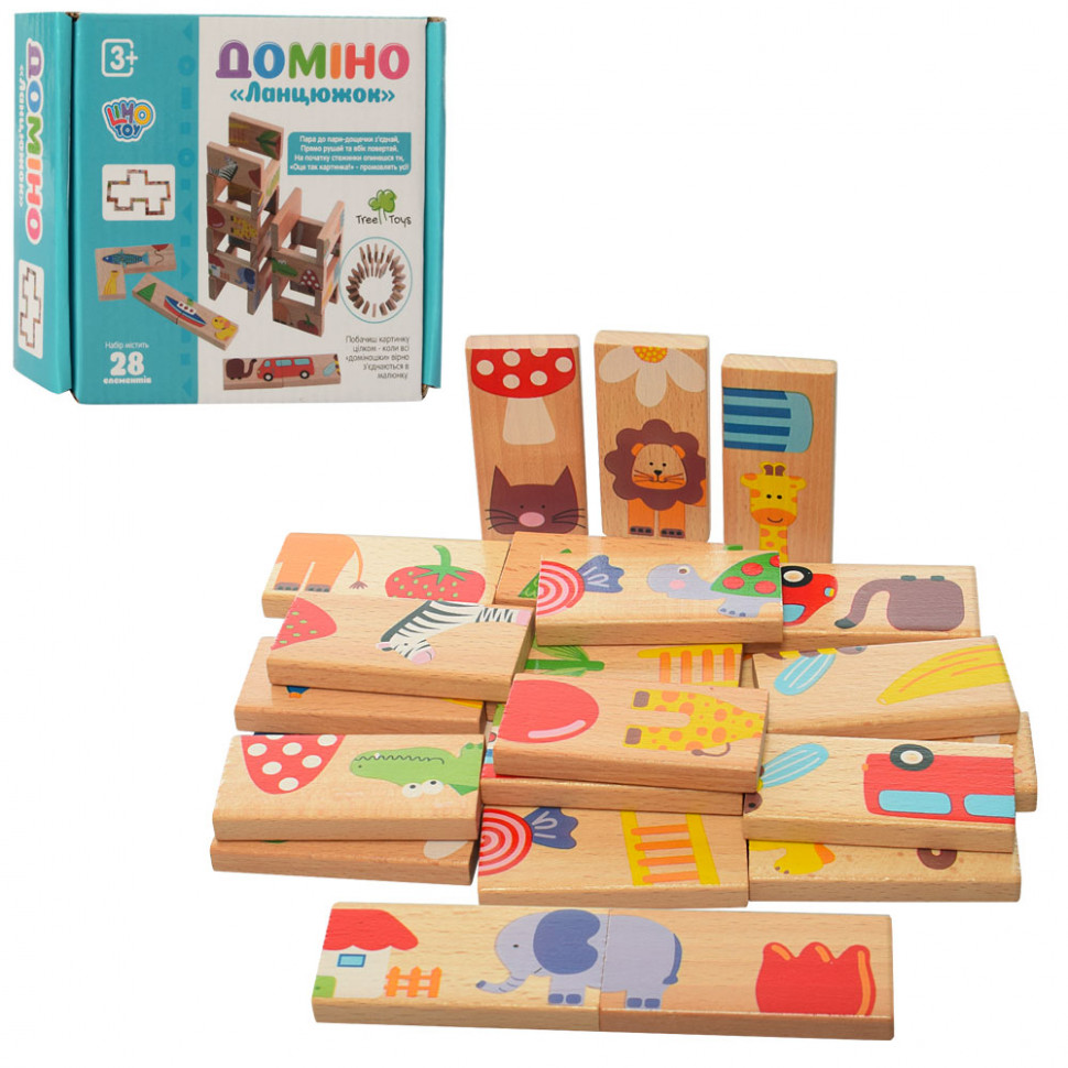 Деревянная игрушка Домино MD 2072 ( 2072-1)