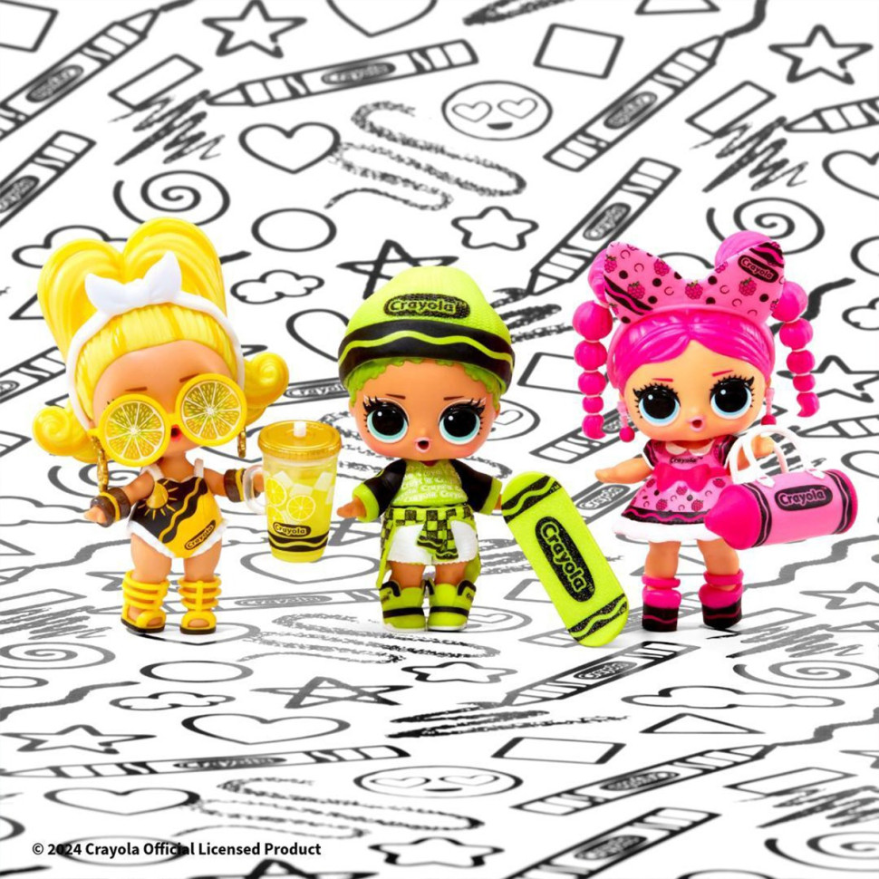 Игровой набор с куклой L.O.L. Surprise! 505259 серии Loves Crayola опт, дропшиппинг