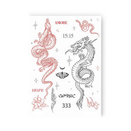 Набор временных татуировок «Красный дракон» LB-181