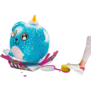 Игровой набор Синий песик Biggies BIG001-UD надувная игрушка, насос 45 см