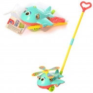 Дитяча іграшка каталка Літак A0368 з пропелером