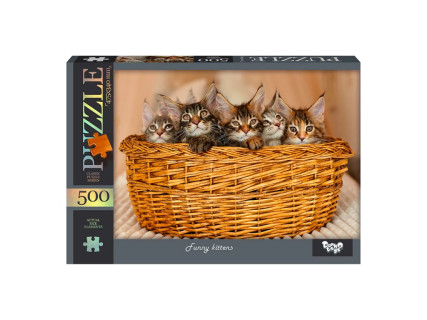 Пазл "Funny kittens" Danko Toys C500-14-09, 500 эл.