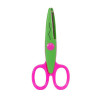 Ножиці дитячі 80685(Green-Pink) з фігурним лезом - гурт(опт), дропшиппінг 