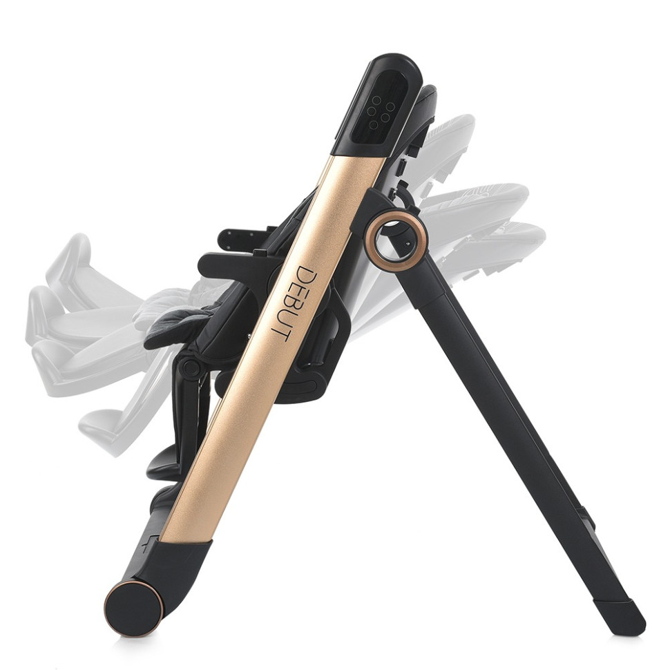 Стульчик-качели для кормления ME 1102 DEBUT Posh Black опт, дропшиппинг