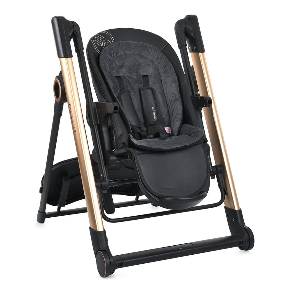 Стульчик-качели для кормления ME 1102 DEBUT Posh Black опт, дропшиппинг