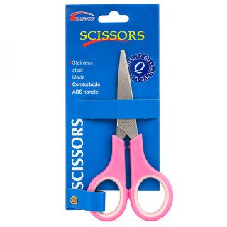 Канцелярские ножницы №5 Scissors "C" 89466(Pink) 13 см