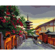 Картина по номерам "Вечер в Киото" BS51546, 40х50см