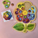 Настільна розвиваюча гра "Квітка-семиквітка-2" Ubumblebees (ПСФ039) PSF039 сортер з картками    - гурт(опт), дропшиппінг 