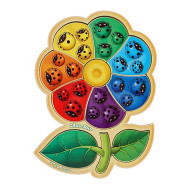 Настольная развивающая игра "Цветик-семицветик-2" Ubumblebees (ПСФ039) PSF039 сортер с карточками