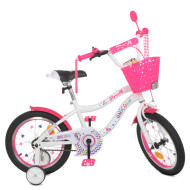 Велосипед детский PROF1 Y16244-1 16 дюймов, розовый