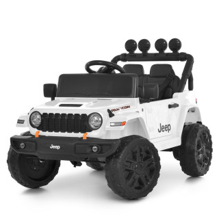 Дитячий електромобіль Джип M 6312EBLR-1(24V) до 30 кг, білий