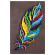 Набор стринг-арт "Разноцветное перышко" ABC-026 деревянная основа опт, дропшиппинг