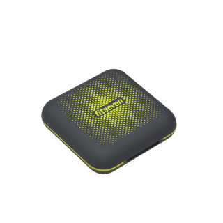Кейс для капсул Fitseven UZSPACE TP005GY, графитовый с желтым