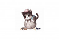 Картина по номерам. Brushme "Маленький котик с клубком" GX8400, 40х50 см                                     
