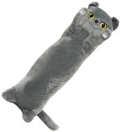 Мягкая игрушка "Кот батон" K15312 серый, 100 см