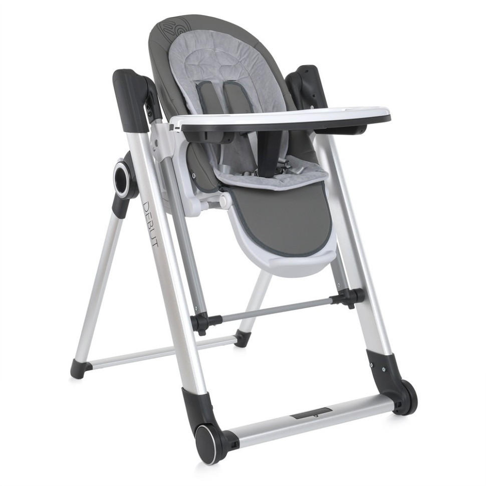 Стільчик-гойдалка для годування ME 1102 DEBUT Serious Gray - гурт(опт), дропшиппінг 