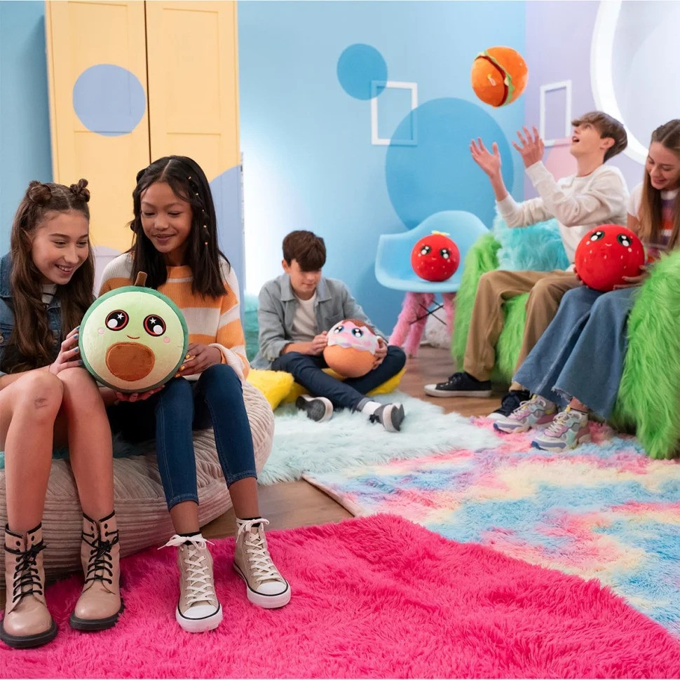 Ігровий набір серії «Little Foodies» W2 - Полуниця Biggies BIG002-ST надувна іграшка, насос 22см - гурт(опт), дропшиппінг 