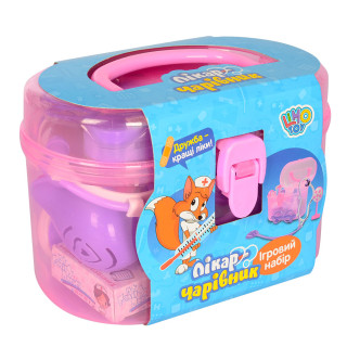 Игоровой набор Доктор 812374/5608 B стетоскоп, лоток, инструменты, в чемодане