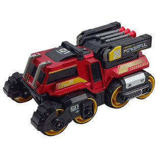 Детская машинка "Max catapilt car 3 в 1" MY66-M1223(Red) стреляет патронами на присосках