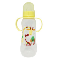 Бутылочка пластиковая с ручками MGZ-0207(Yellow) 250 мл