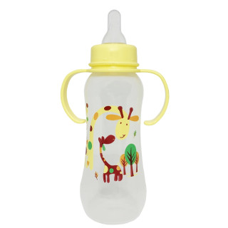 Бутылочка пластиковая с ручками MGZ-0207(Yellow) 250 мл