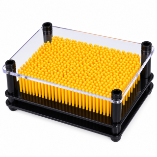 Объемная панель-антистресс с подвижными элементами "3D Пин Арт" MK 5967(Yellow) желтый