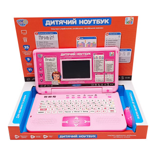 Детский обучающий ноутбук Limo Toy 7443-1, 35 фунций и 11 игр