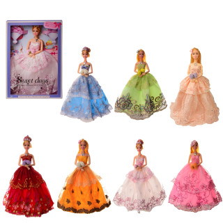 Кукла в бальном платье YF1157G на шарнирах, 29 см