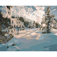 Картина по номерам "Зимнее утро" Art Craft 10586-AC 40х50 см