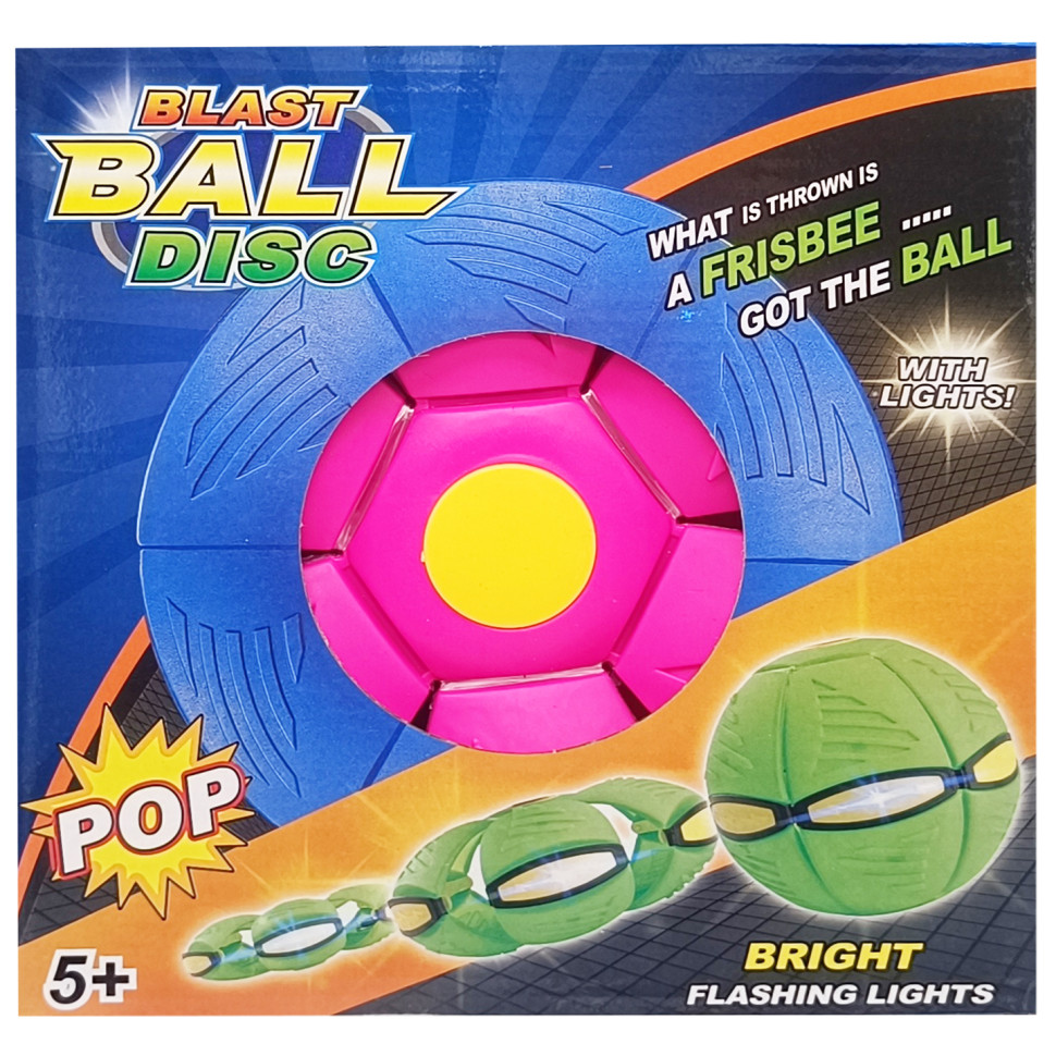 Летающий трансформерный мяч «FLAT BALL» FB-001 опт, дропшиппинг