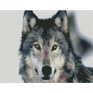 Алмазная мозаика "Хороший волк" Strateg HX349 30х40 см
