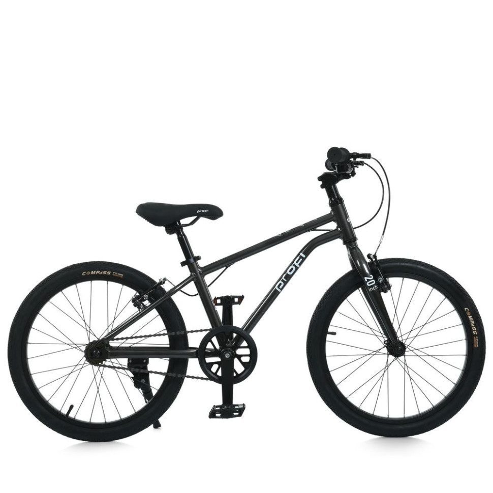 Велосипед дитячий LIGHTY MB 20LIGHTY DARK GREY, колеса 20 дюймів - гурт(опт), дропшиппінг 