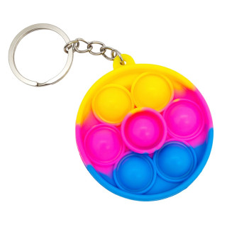 Детский антистресс-брелок Pop It мини Мяч AA3641-8 силикон, 5,5х5,5х1 см