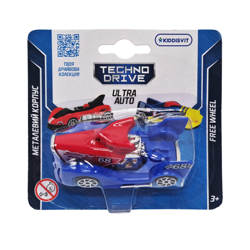 Игровая мини-машинка Ultra Auto TechnoDrive 250321W-7 металлический корпус опт, дропшиппинг