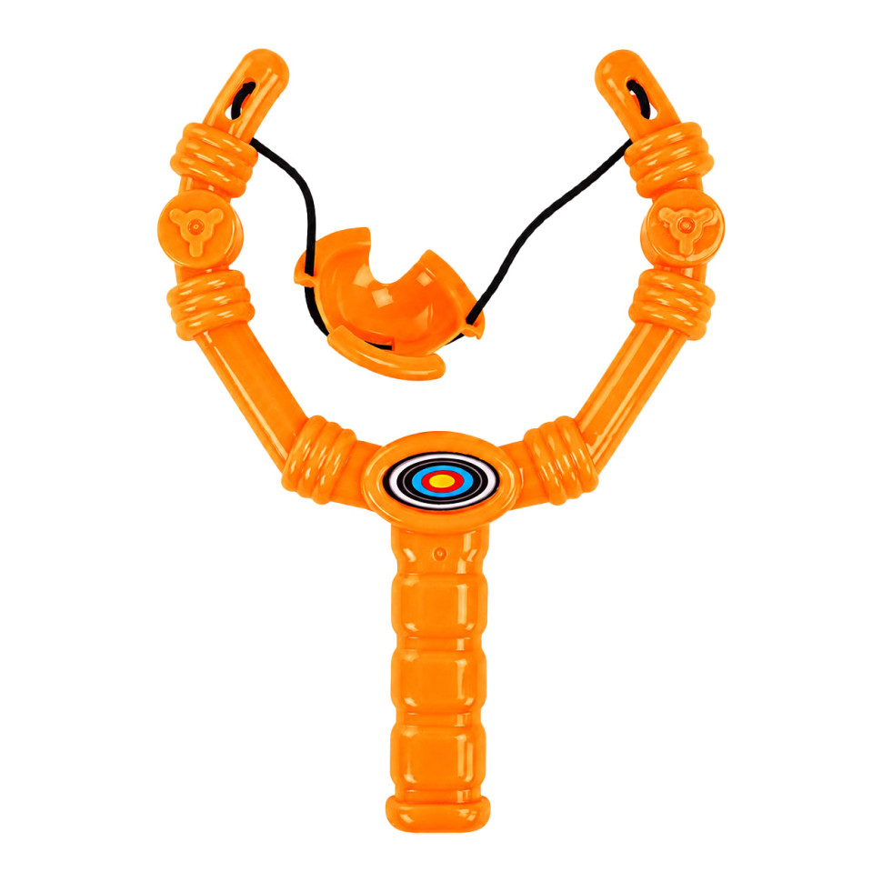 Детская Рогатка XG88-23(Orange) 3 мягких шарика, в сетке опт, дропшиппинг